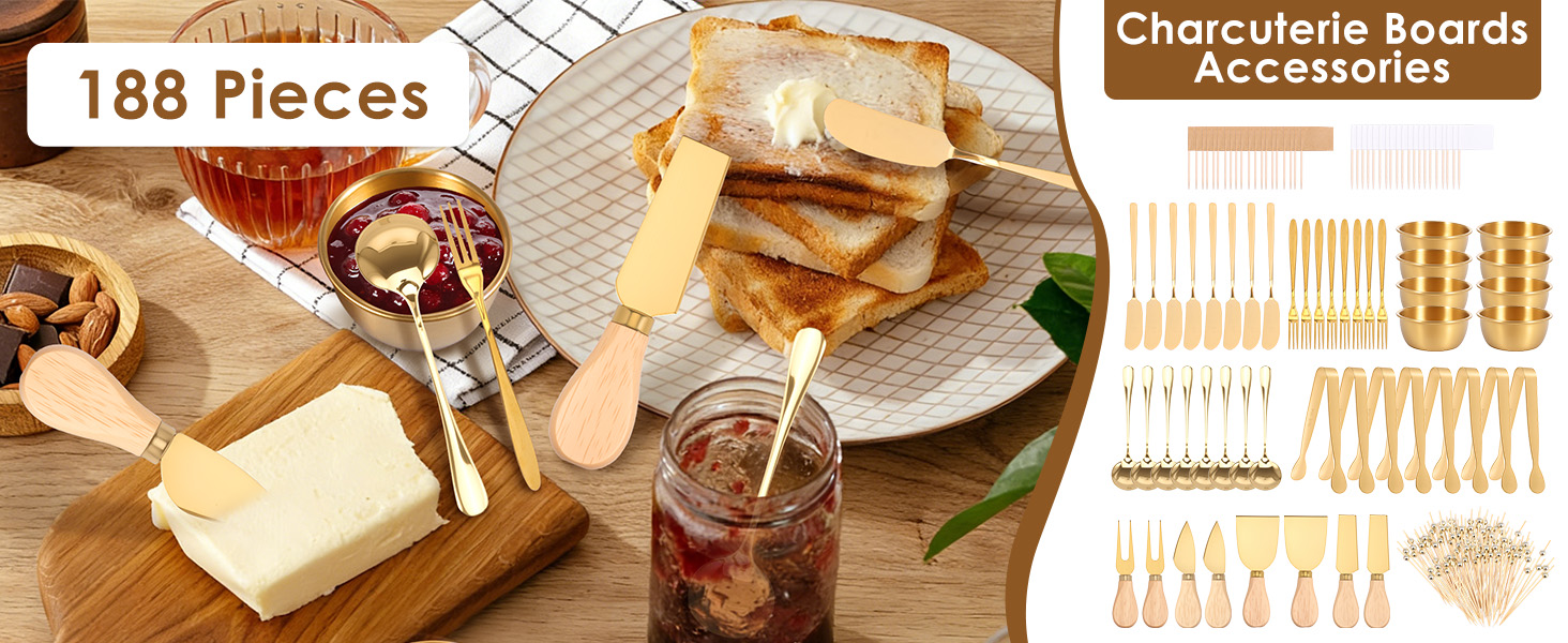 Charcuterie Boards Accessories Set