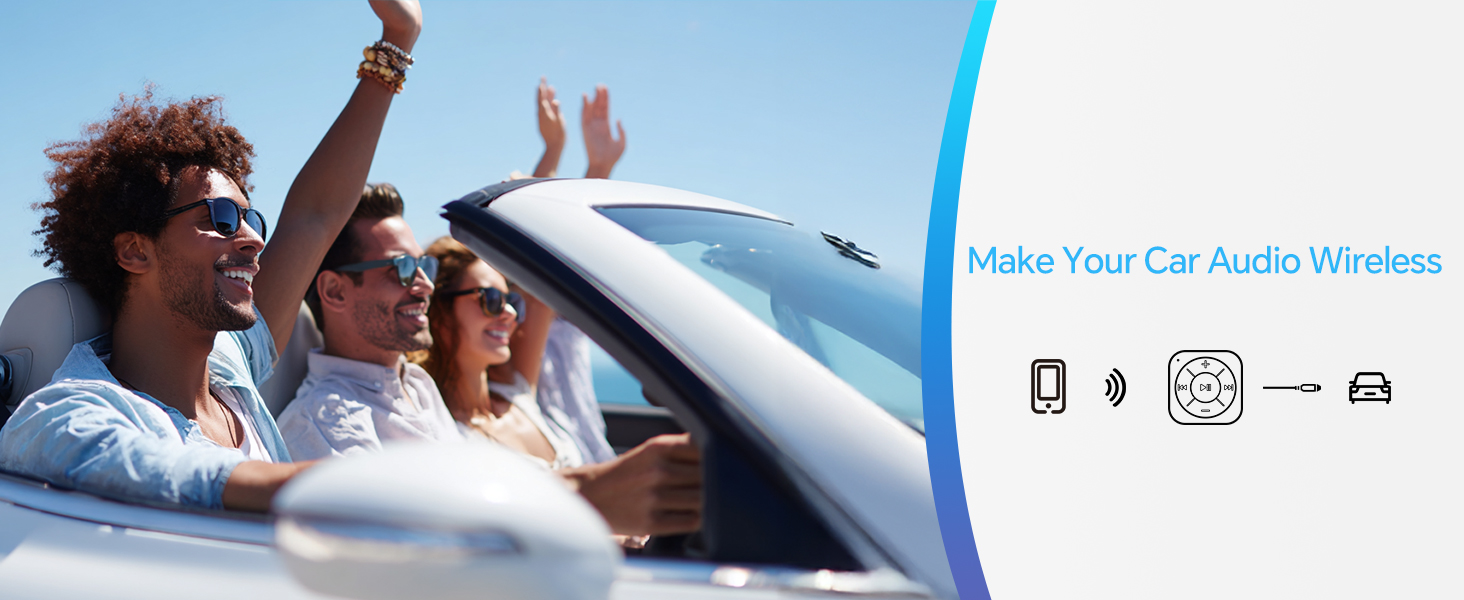 bluetooth receiver 3.5mm bluetooth adapter for headphones