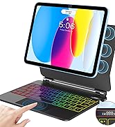 Keyboard Case for iPad 11th (A16, 2025) &amp; 10th Gen 10.9 (2030)–Keyboard with Multi-Touch Trackpad