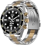 Smart Watch for Android Phones Answer/Make Calls Heart Rate Blood Oxygen SMS Reminder Smartwatch ...