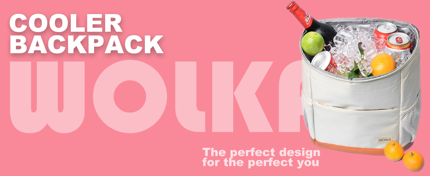 Insulated Cooler Backpack Outdoor - Leak Proof Backpack Cooler 30 Cans, Waterproof Lightweight