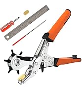 TOWOT Belt Hole Puncher Kit, Upgraded Version Leather Hole Punch for Belt, Saddles, Shoes, Fabric...