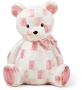MACKENZIE-CHILDS Rosy Ceramic Bear Bank, Decorative Piggy Bank for Saving Money