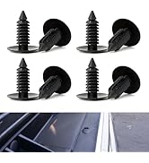 Ferianl 8PCS Bumper Plugs Front License Plate Holes Cover Clips, Bumper Shield Fender Liner Push-...