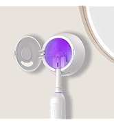 Rechargeable Travel Toothbrush Holder,Toothbrush Holders for Bathrooms,Smart Clean Wall Mounted T...