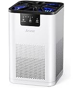 AROEVE Air Purifiers for Bedroom HEPA Air Purifier With Aromatherapy Function For Pet Smoke Polle...