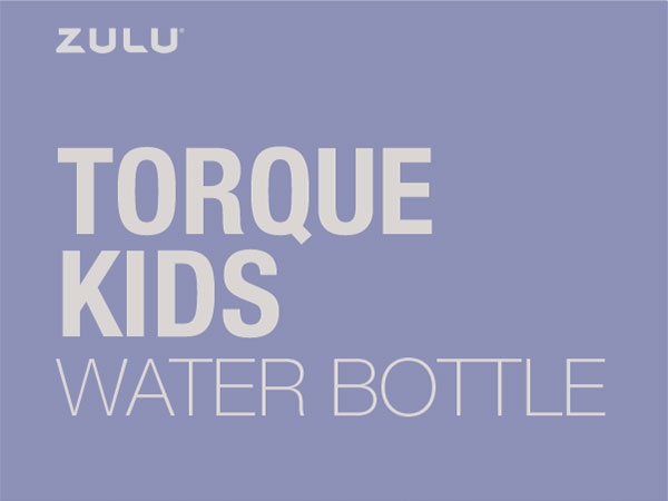 zulu torque kids water bottle