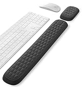 VAYDEER Wrist Rest Set Keyboard and Mouse Wrist Rest, Ergonomic Gel Pad for Desk, Memory Foam Sup...