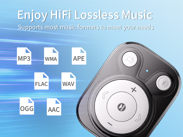Enjoy HiFi Lossless Music Supports most music formats to meet your needs