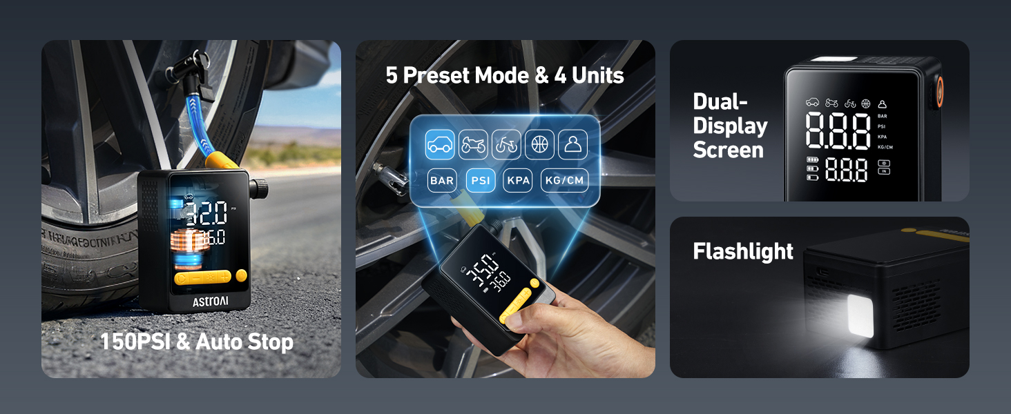 tire inflator portable air compressor