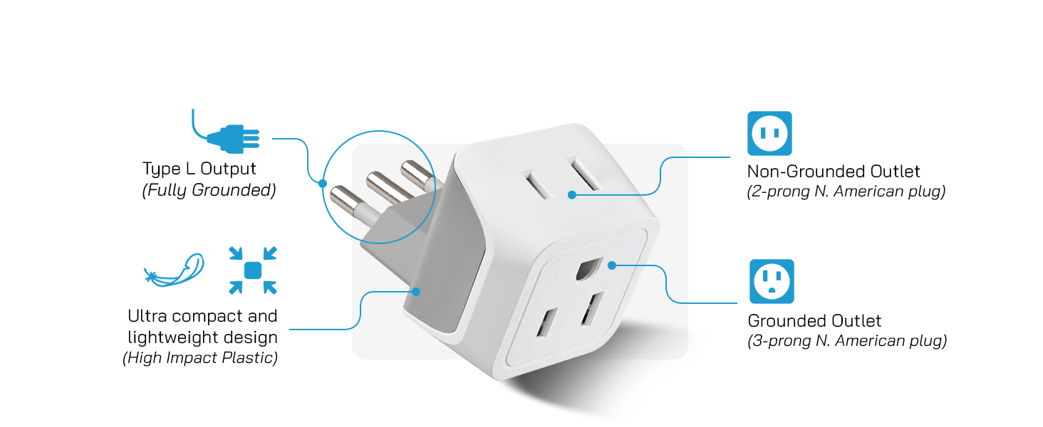 italy power adapter converter