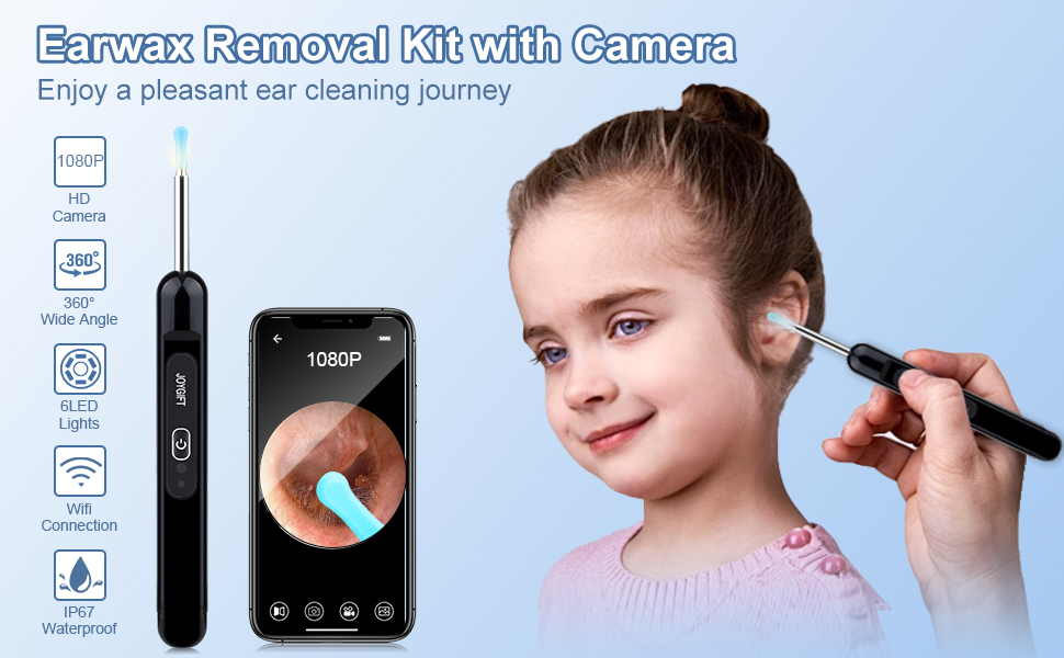 Earwax Removal Kit with Camera