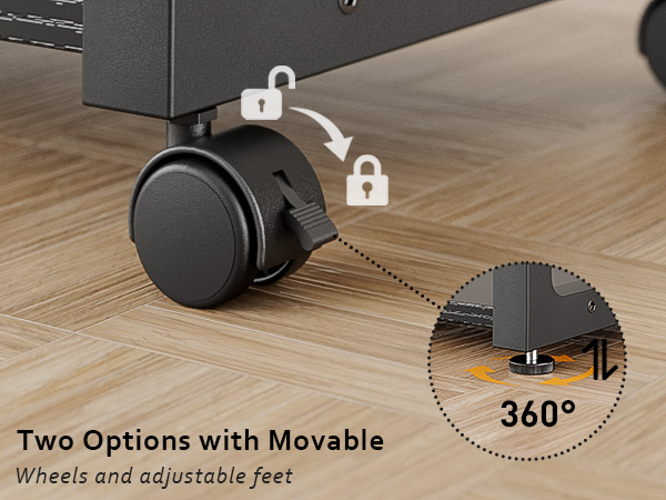 cpu stand with wheels