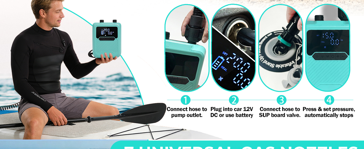 paddle board pump