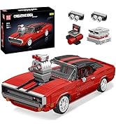 Mould King 10112 Sports Car Building Block Kits, MOC Supercar Racing Car Model Building Sets, Gif...