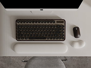 keyboard wrist rest set white