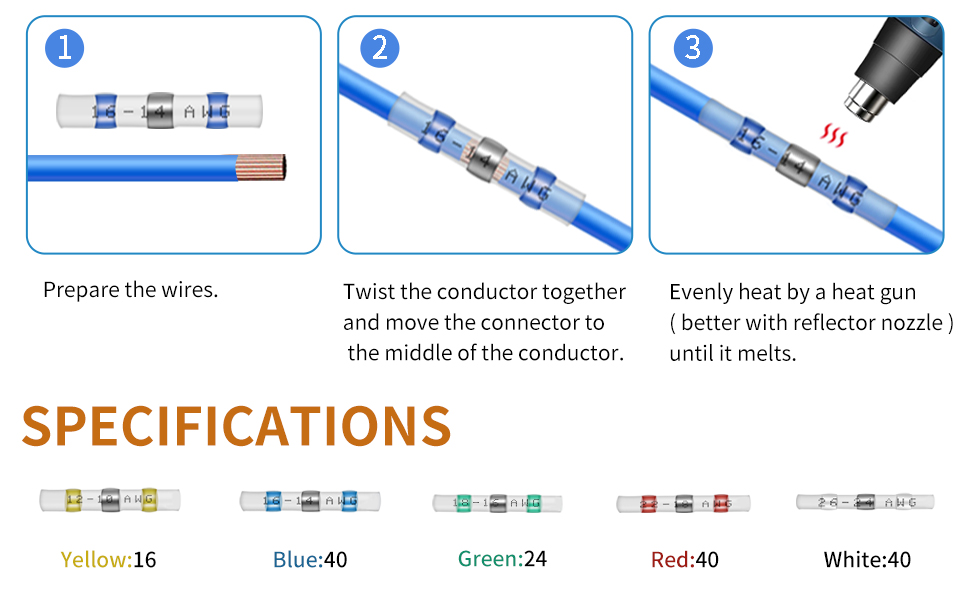 Solder Seal Wire Connectors