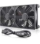 Wathai High Airflow Router Cooling Fan for Computer Cooler TV Box Wireless DC 5V USB Power 120mm ...