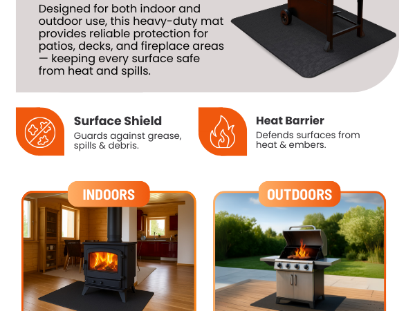 under grill mat