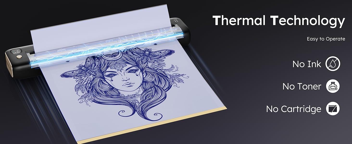 Easy to Print and Tattoo