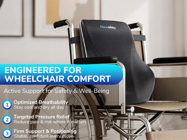 Lumbar Pillow with High Backrest