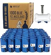 Gorilla Supply Dog Poop Waste Bags with Dispenser and leash tie, Dog poop bags, Leak-Proof, Water...