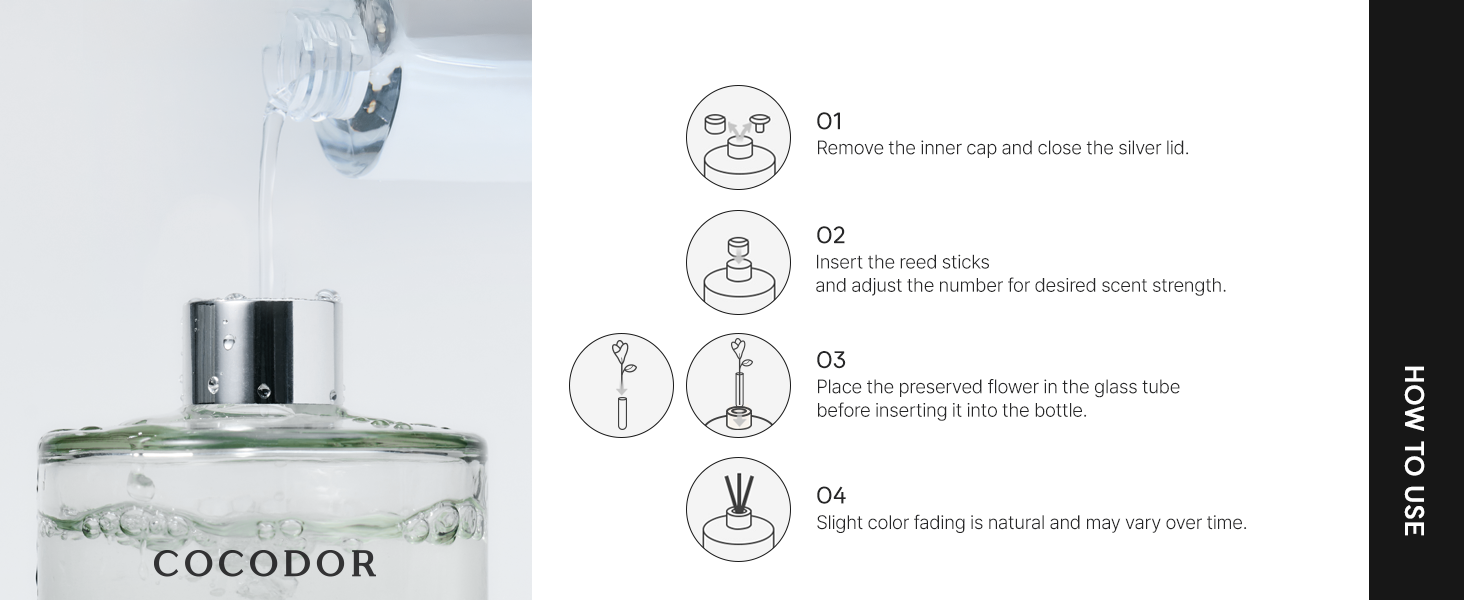 flower reed diffuser