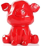 Piggy Bank, Cute Geometry Money Bank, Unbreakable Coin Bank for Girls and Boys, Great Birthday Gi...