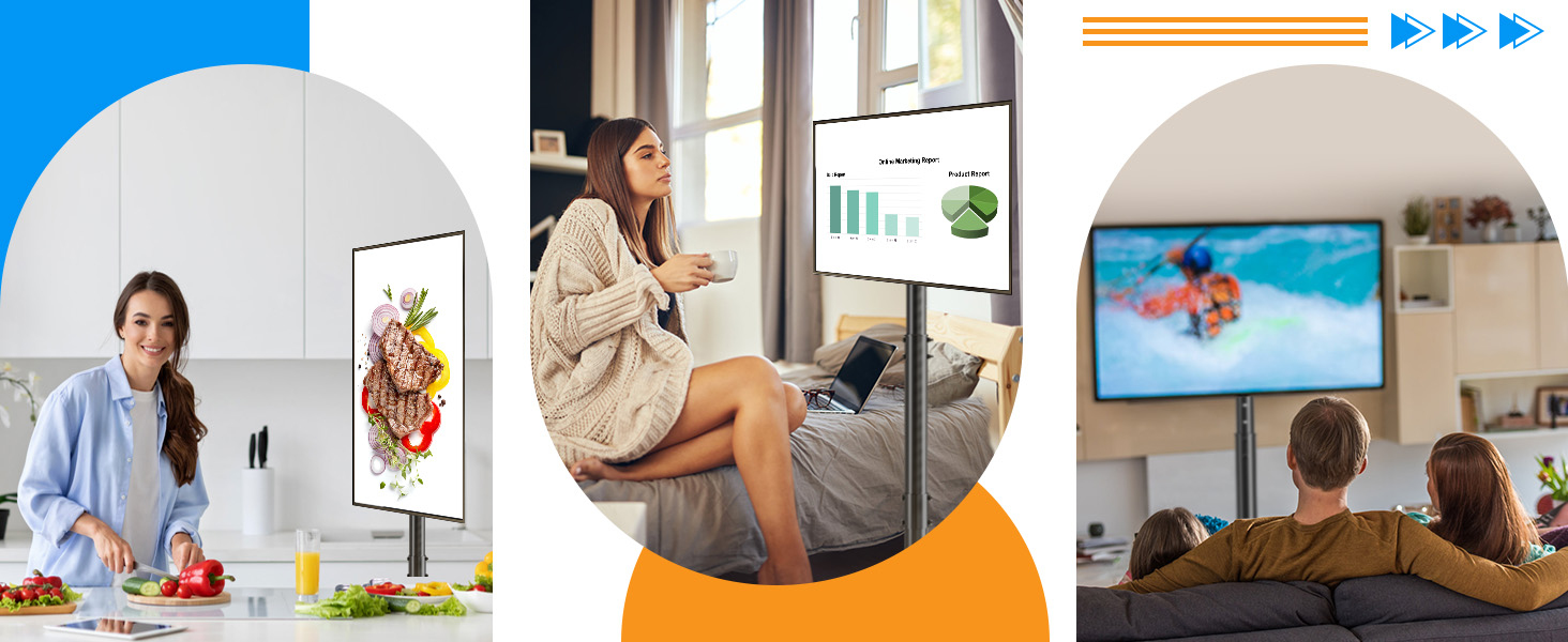 tv mound stand rolling everywhere