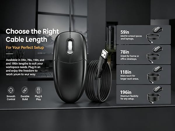 Available in 5FT, 7FT, 10FT, 16FT Cable Lengths