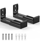 Universal Soundbar Wall Mount Bracket, Dual Speaker Wall Mount Compatible with TVs, Adjustable De...