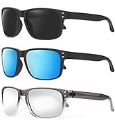 KALIYADI Polarized Sunglasses for Men and Women Vintage Style Sun Glasses for Fishing Running Dri...