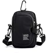 Lohol Multifunction Cell Phone Holster, One Shoulder Pouch with Carabiner, Outdoor Tactical Waist...