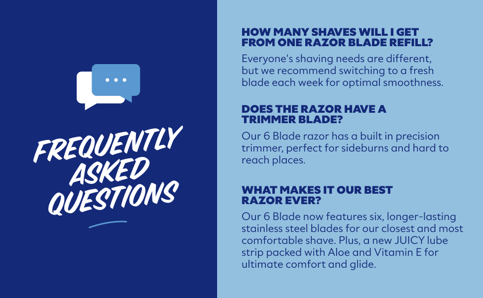 Razor refills FAQ
