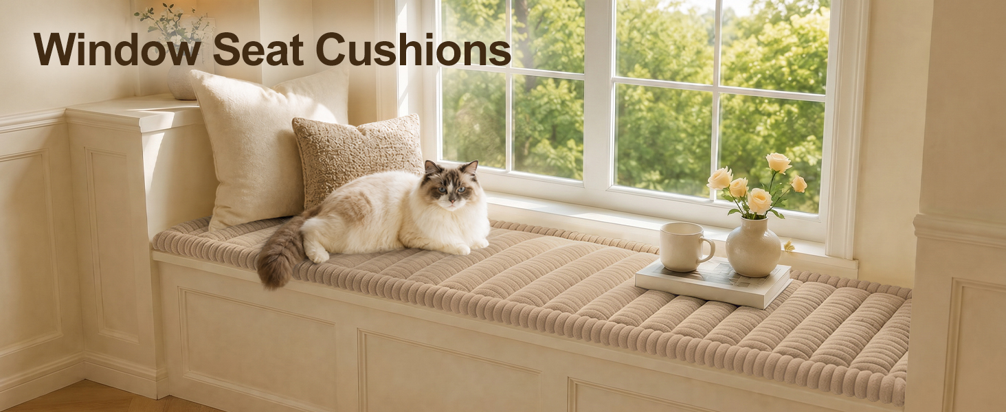 COMFORT ANYWHERE YOU NEED IT - Window Seat Cushions