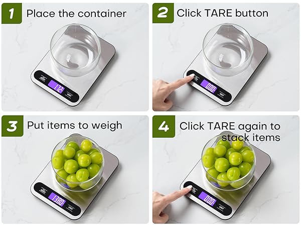 ATOGOU 0.01oz/33lb Food Scale