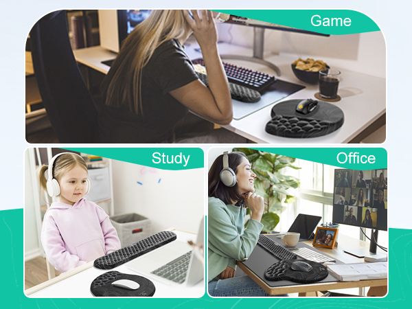 mouse pad wrist rest for gaming,office,study