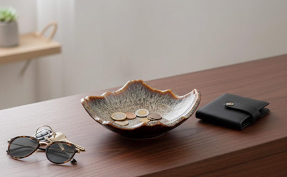 Decorative Bowl with Irregular Rim