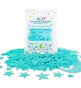 502PCS 3D Glow in The Dark Stars for Ceiling,Glowing Stars and Moon for Room Decor Wall Stickers,...