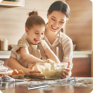 enjoy sweet time with egg beater