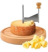 Cheese Curler - Stainless Steel Cheese Shaver &amp; Girolle Exclusively Made for Tête de Moine to Cre...