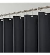 THAIGEE Water-Repellent Fabric Shower Curtain Liner - Hotel Quality Machine Washable, 3 Heavy-Dut...