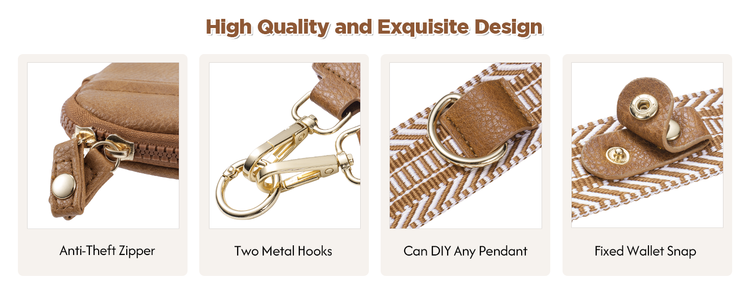 clip and go phone strap crossbody with wallet phone lanyard cross body wrist wristlet pouch purse