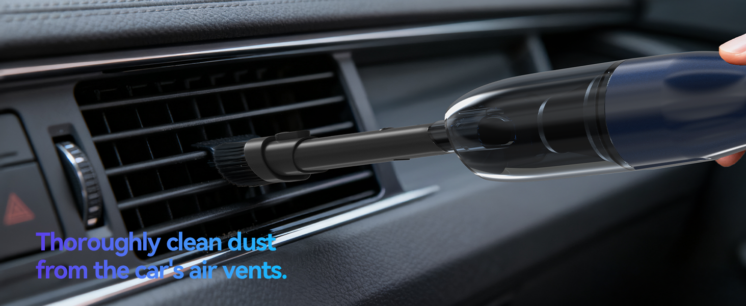 Thoroughly clean dust from the car&amp;#39;s air vents.