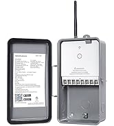 Suraielec Pool Timer, WiFi Smart Pool Pump Timer, 120, 240, 277 VAC, 40 AMP, Outdoor Heavy Duty M...