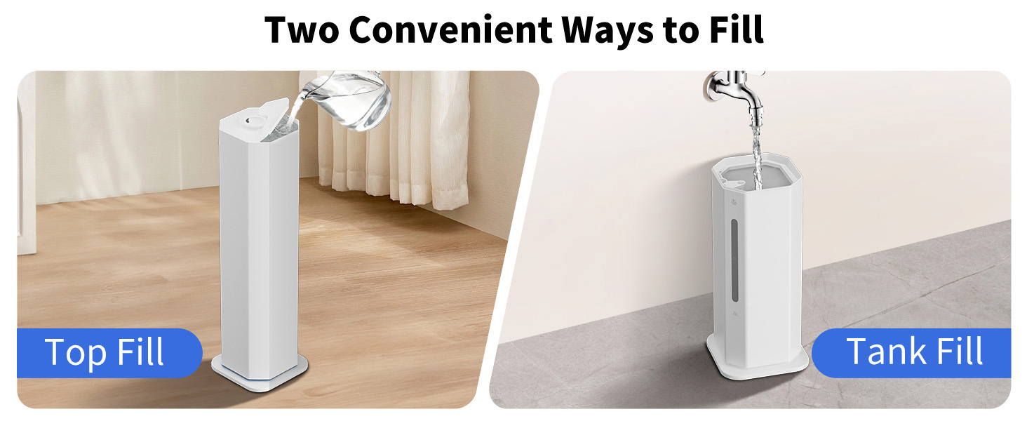 top fill humidifier