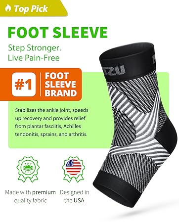 ankle brace foot compression sleeves neuropathy nano socks Plantar Fasciitis Relief
