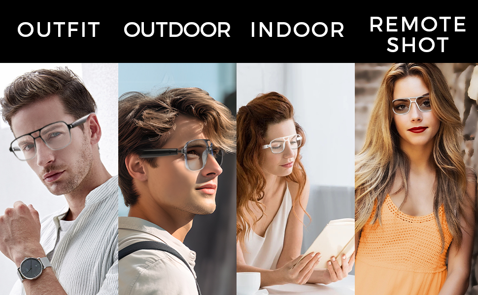 outfit, indoor&amp;outdoor, remote shot, hands-free calling supported