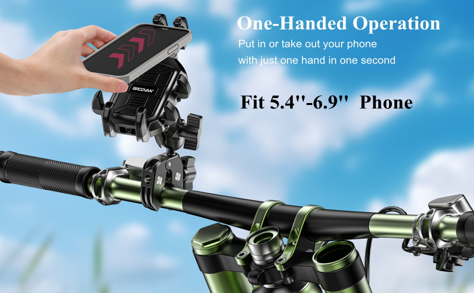 One hand operation design