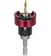 KEENTECH Carbide Tipped 82° Countersink Drill Bit with Depth Stop, 3/8